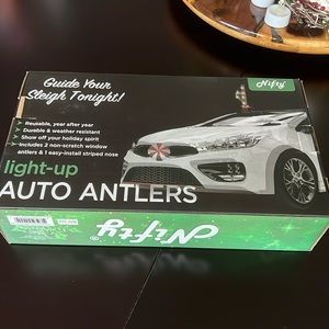 Nifty light up auto antlers and nose